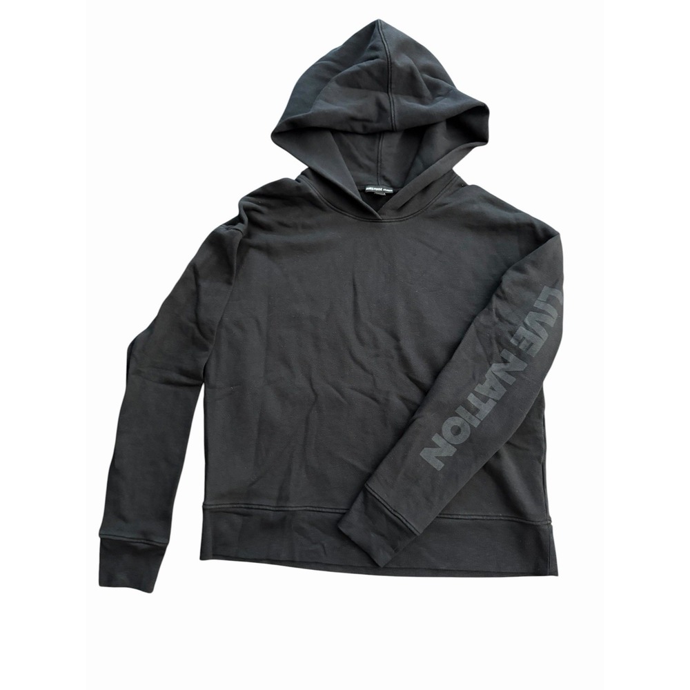 JAMES PERSE LA Black Live Nation Tour Sz 1 Small Graphic Hoodie Sweatshirt KL8-8 - Picture 2 of 8